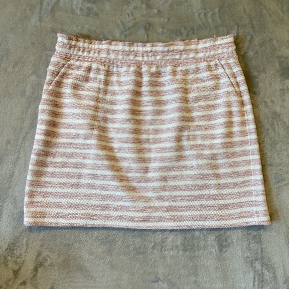 LOFT Smocked Mini Pencil Beach Vacation Stretch Skirt Sz XL - Picture 1 of 6